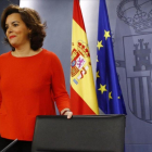 Soraya Sáenz de Santamaría, la número dos de Mariano Rajoy en su primer gobierno.-AGUSTÍN CATALÁN