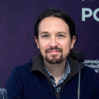 El secretario general de Podemos,  Pablo Iglesias.-EFE / LUCA PIERGIOVANNI