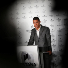 Cristiano Ronaldo, durante la inauguración de un hotel en Lisboa-PEDRO NUNES
