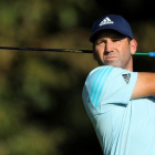 Sergio García, en el tee del hoyo 17 de Valderrama.-GETTY / WARREN LITTLE