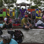 Inmigrantes centroamericanos en su paso por el estado de Chiapas, México. /-AP
