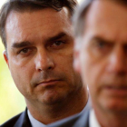 Flavio Bolsonaro, hijo de Jair Bolsonaro.-REUTERS