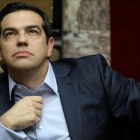 Alexis Tsipras, durante una sesión parlamentaria antes de votarse el presupuesto griego, en Atenas, el 10 de diciembre.-REUTERS / ALKIS KONSTANTINIDIS