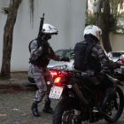 El número de efectivos policiales que acompaña a Bolsonaro aumentó de 25 a 30, e incluye algunos agentes del batallón de choque de la Policía Militarizada de Río de Janeiro.-EFE