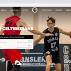 La portada de la nueva web del Club Soria Baloncesto.