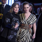 Carrie Fisher acudió al estreno con su hija, Billie Lourd.-Jordan Strauss/Invision/AP