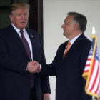 Trump recibe a Orban en la Casa Blanca.-REUTERS / LEAH MILLIS