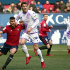 El Numancia empataba en la primera vuelta en Pamplona ante un Osasuna que se adelantó en dos ocasiones.-Área 11