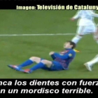 Una imagen del controvertido vídeo de TV-3 en el que se compara a jugadores del Real Madrid con hienas.-