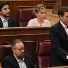 Albert Rivera, este miércoles en el Congreso durante la sesión de control al Gobierno.-/ PERIODICO (EFE / BALLESTEROS)