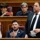 Oriol Junqueras promete acatamiento a la Constitución por imperativo legal, el pasado día 21 de mayo.-EFE / BALLESTEROS