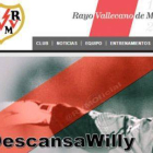Wilfred Agbonavbare, en la web del Rayo Vallecano.-
