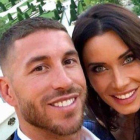 Sergio Ramos y Pilar Rubio.-