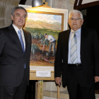 Manuel Díaz junto a Juan Manuel Ruiz Liso. / V.G.-
