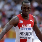 Pichardo, atleta cubano, en el Mundial de Pekín.-AFP