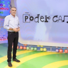 Juan y Medio, el presentador de 'Poder Canijo', en el plató del nuevo programa de TVE.-