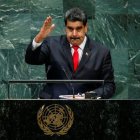 El presidente venezolano, Nicolás Maduro, ofreciendo un discurso en la ONU.-X01440