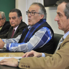 Presentación del Aula Olímpica, ayer, en Caja Rural-VALENTÍN GUISANDE