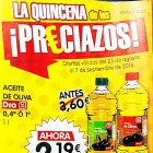 Portada del folleto en la que aparece el aceite de la marca blanca DIA.-EL MUNDO