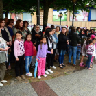 Concentración de rechazo por la muerte de Rachida Nour, ayer, en la plaza SanEsteban.-ÁLVARO MARTÍNEZ