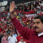 El presidente de Venezuela, Nicolás Maduro, durante un mitin en la ciudad venezolana de Barcelona.-REUTERS