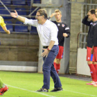 El técnico del Numancia, Juan Antonio Anquela. / ÁLVARO MARTÍNEZ-