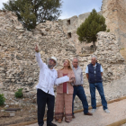 Visita a las obras de consolidación del castillo de Cabrejas del Pinar. HDS