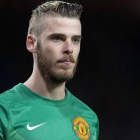 David De Gea durante un partido de la FA Cup en Old Trafford en marzo de este año.-AFP / OLI SCARFF
