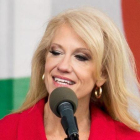 Kellyanne Conway, asesora de Trump.-AFP / TASOS KATOPODIS