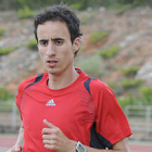 Manuel Olmedo durante un entrenamiento en Soria. / VALENTÍN GUISANDE-
