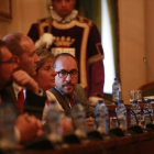 Luis Rey, en su escaño en la Diputación.-MARIO TEJEDOR