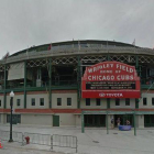 Vista exterior del estadio Wrigley Field, en Chicago.-GOOGLE MAPS