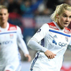 Ada Hegerberg, en un partido del Lyón de esta temporada.-AFP / FRANCK FIFE