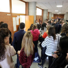 Cientos de aspirantes optan en Valladolid por una de las 8.402 plazas convocadas por el Ministerio de Sanidad, Consumo y Bienestar Social para el total de las titulaciones de acceso a la formación sanitaria especializada-- ICAL