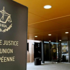 Uno de los accesos al Tribunal de Justicia de la Unión Europea en Luxemburgo.-EL PERIÓDICO