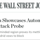 La portada del artículo publicado en The Wall Street Journal.-EL PERIÓDICO