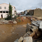 Imagen de un puente destrozado tras las inundaciones en Villegailhenc-Guillaume Horcajuelo