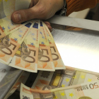 Billetes de 50 euros en una imagen de archivo. HDS