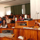 Una de las clases impartidas en la Escuela de Enfermería en el año 2005. / VALENTÍN GUISANDE-