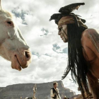 Johnny Depp, en la película 'El Llanero Solitario'.-Foto: ARCHIVO