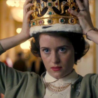 La actriz Claire Foy, en la serie 'The Crown'.-