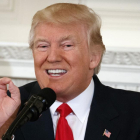Donald Trump en la Casa Blanca.-EVAN VUCCI / AP