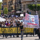Manifestación del movimiento 15M en Soria en contra de la firma del pacto del euro. / C. Serrano (Ical)-