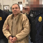 El Chapo Guzmán, siendo trasladado a EEUU-