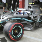 El finlandés Valtteri Bottas ha sido, con su flamante Mercedes, el más rápido hoy en Suzuka (Japón).-AP / TORU TAKAHASHI