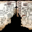 Un fragmento del Códice Maya de México.-EL PERIÓDICO