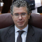 El ya exdiputado y exsenador Francisco Granados, en el pleno de la Asamblea de Madrid.-ARCHIVO