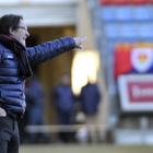 El entrenador del Numancia, Juan Antonio Anquela. / DIEGO MAYOR-