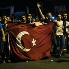 Manifestaciones en Estambul durante el golpe de julio del 2016-AFP / GURCAN OZTURK