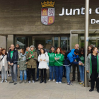 Miembros de la Junta de Personal Docente se concentraron ante la Junta de Castilla y León. HDS